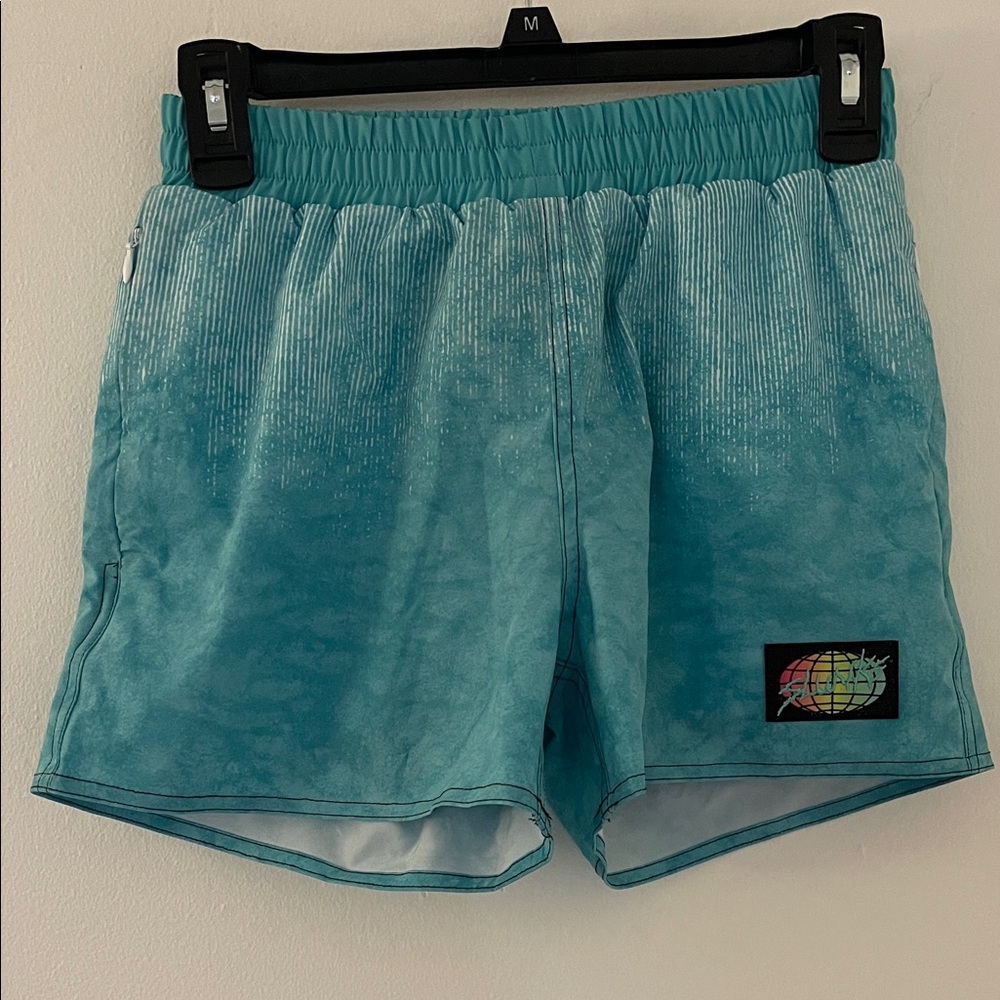 Women's Athletic Shorts in Teal